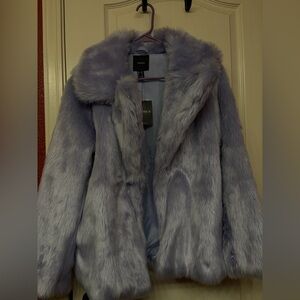 Lavender Faux Fur Jacket